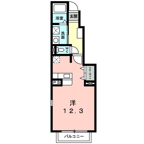 ラ・カンパネラII　Ａの間取り