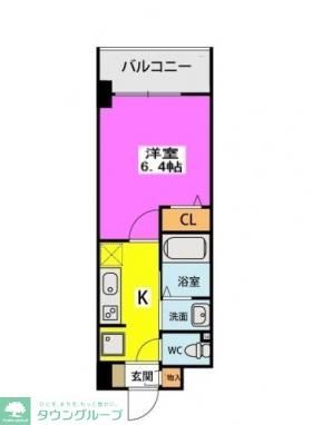 アスミール伊都の間取り