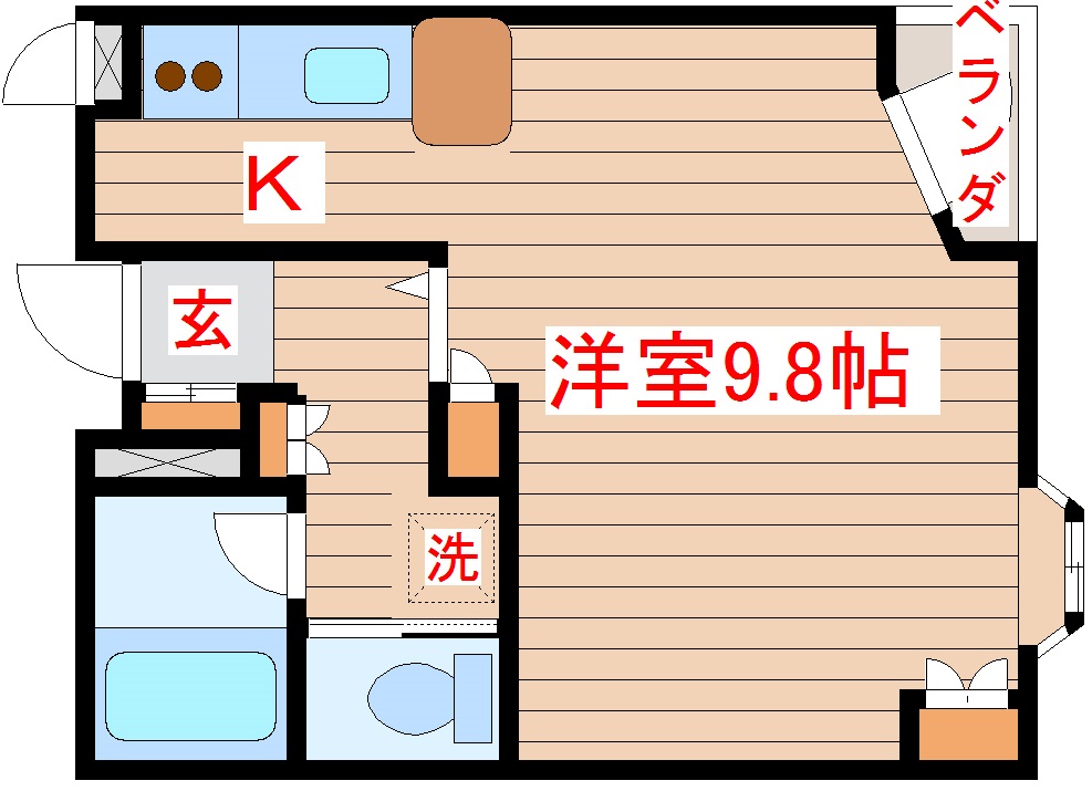 シクロモンブランの間取り