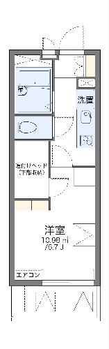 レオパレスソフィア　弐番館の間取り