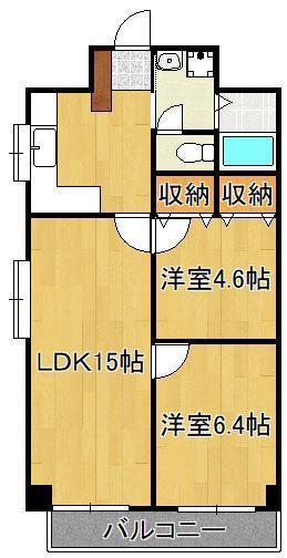ヴァリーゴールド足立の間取り