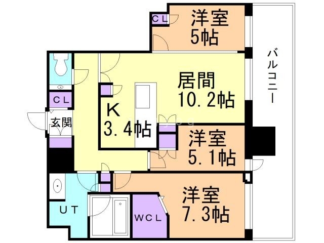 ONE札幌ステーションタワーの間取り