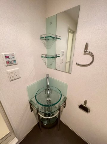 洗面設備　広い洗面スペース