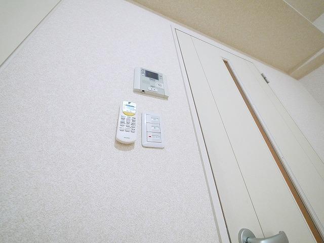 セキュリティ　モニター付きインターホンで防犯面も安心。