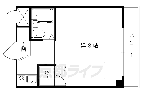 フォレスト山科の間取り写真