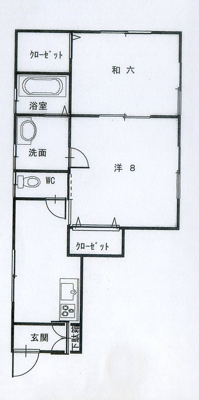 小林アパートの間取り