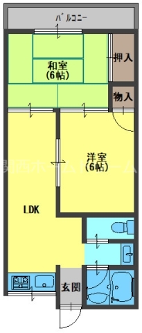 都マンションの間取り