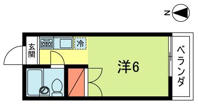 東京都杉並区上荻４（アパート）の賃貸物件の間取り