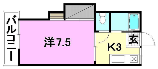 伊予郡砥部町拾町のアパートの間取り