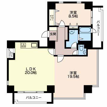 ブラウザ金山の間取り