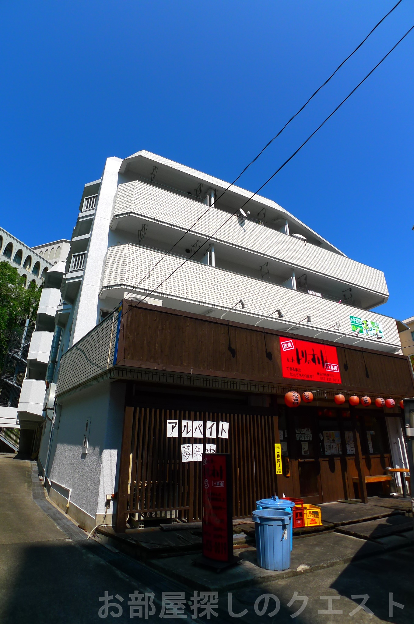 名古屋市昭和区八事本町のマンションの建物外観