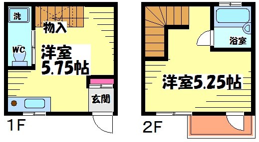 調布市国領町のマンションの間取り