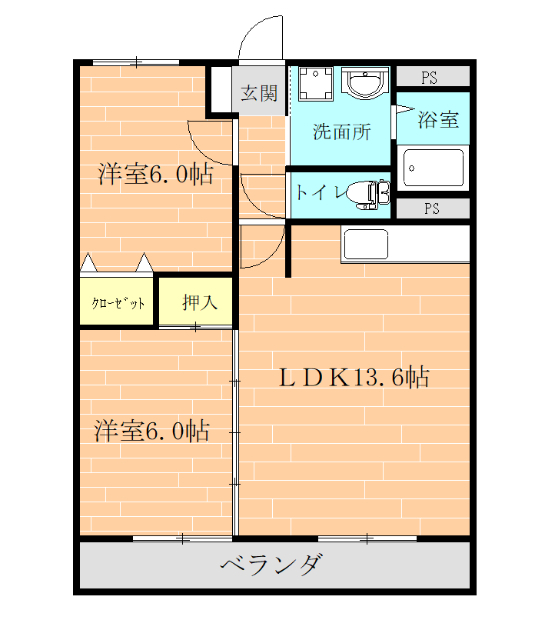 ロイヤルシティプラトンの間取り