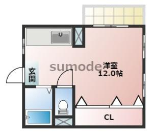 エスポワール水無瀬の間取り