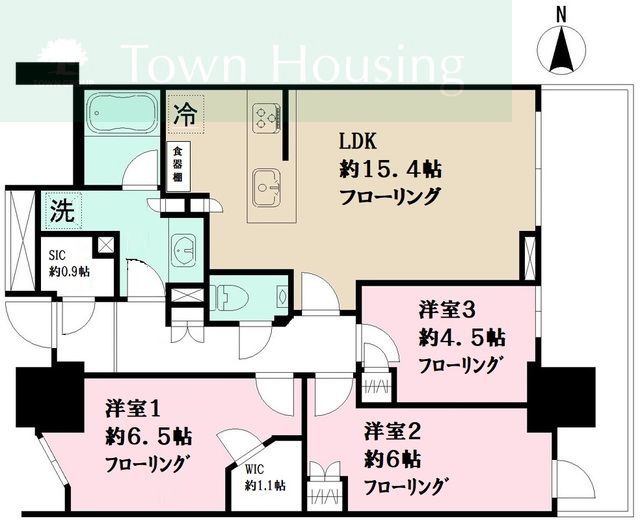 千葉市美浜区若葉のマンションの間取り