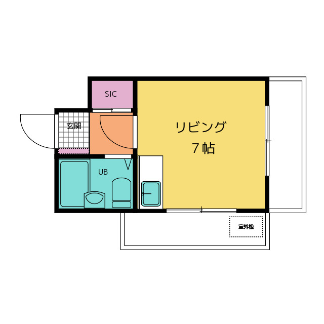 アルテ幕張の間取り