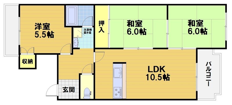 嵐山ファミリオの間取り