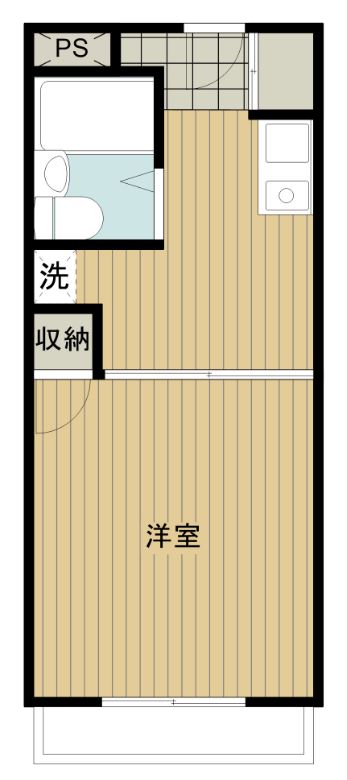 茨木市稲葉町のマンションの間取り