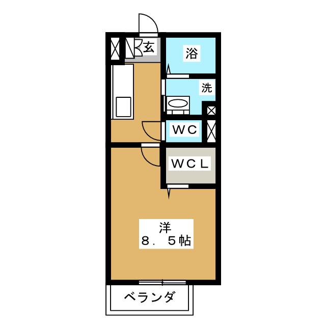 ボヌールアビテＣ棟の間取り