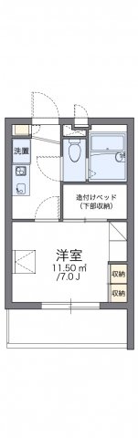 レオパレス皐月の間取り