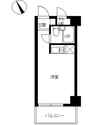 相模原市中央区清新のマンションの間取り