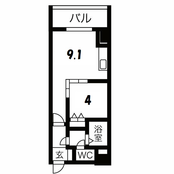 コートロティＳ１５の間取り