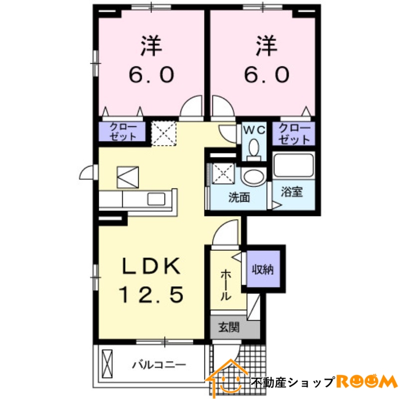 プリムラの間取り