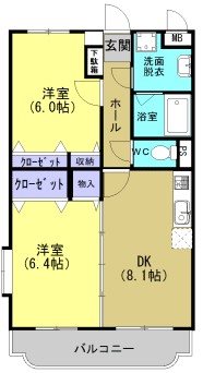 Y.M.ソレイユの間取り