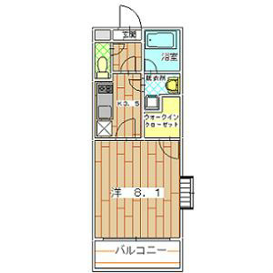 シャンクレールの間取り