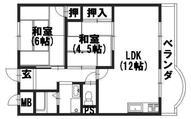 岡崎グリーンハイツの間取り