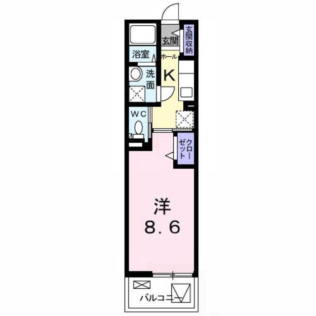 市原市姉崎東のマンションの間取り