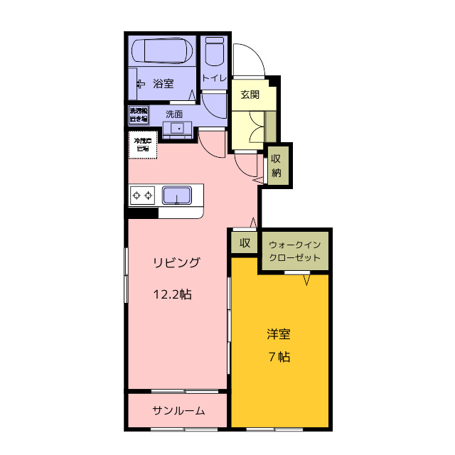 トレカーサIVの間取り