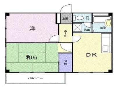 めぞん橋本の間取り