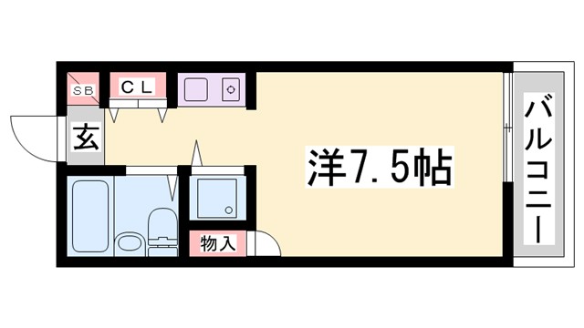 ＡＱＵＡ鈴蘭台IIの間取り