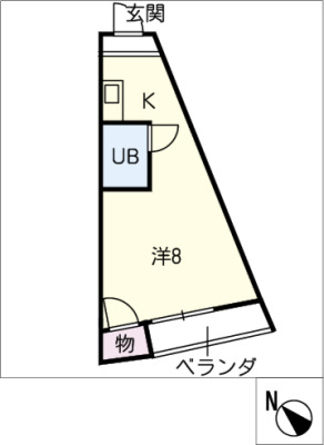 カーサ天白島田の間取り