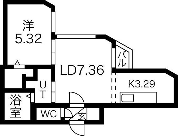 【Regina学園前の間取り】