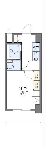 レオパレス伸夫の間取り