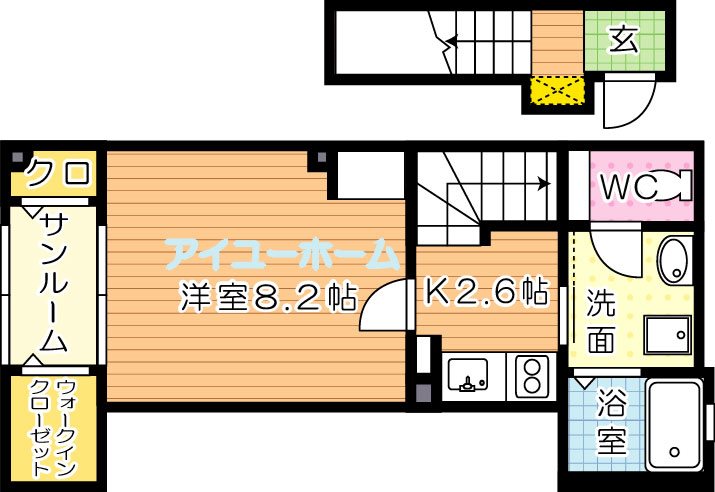 グリーンコートの間取り