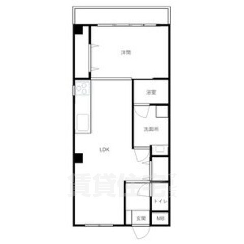 名古屋市昭和区高峯町のマンションの間取り