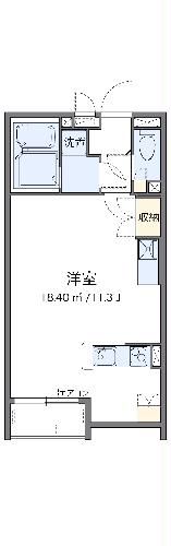 横浜市神奈川区菅田町のアパートの間取り