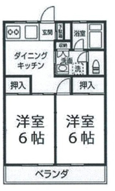 内宮ハイツの間取り