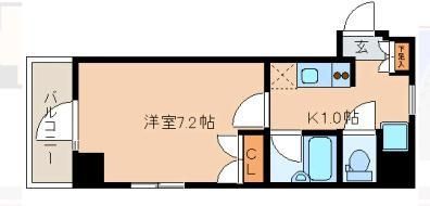 文京区湯島のマンションの間取り