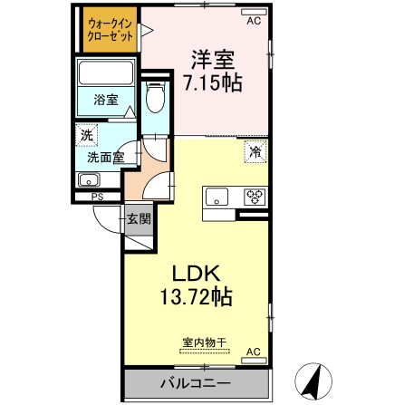 メゾンソレイユの間取り