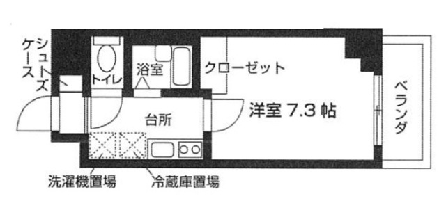 アヴァンセクール町屋の間取り