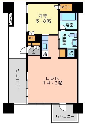 世田谷区砧のマンションの間取り