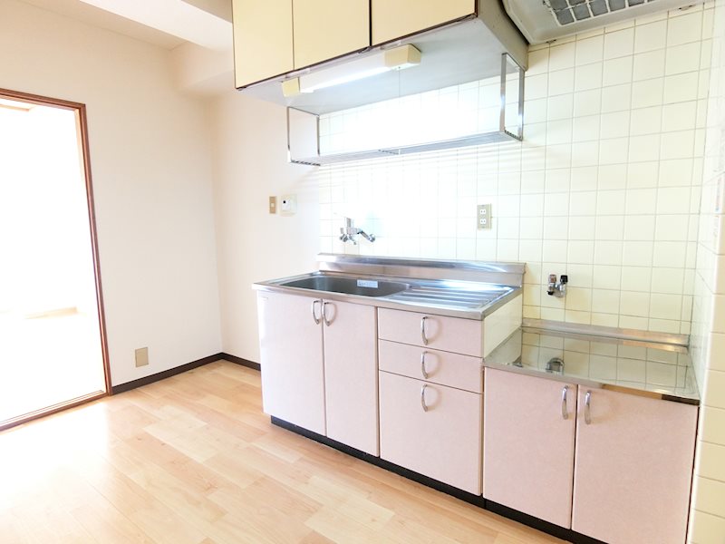 キッチン　ガスコンロ設置可能キッチン