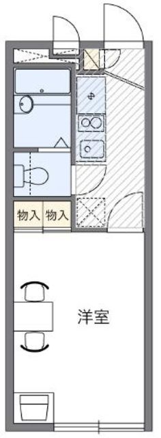 レオパレスシェル青葉の間取り写真