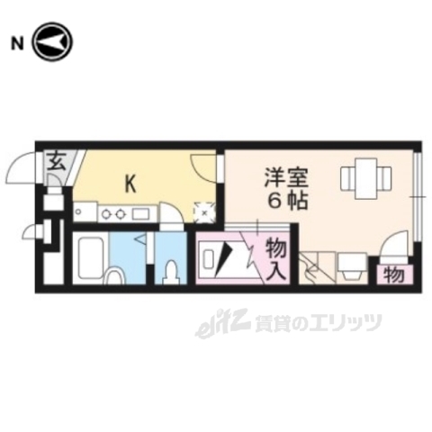 レオパレスシュンの間取り写真