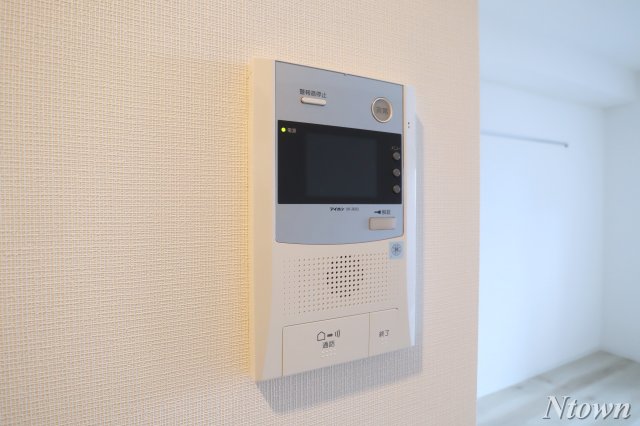 セキュリティ　モニター付きインターホンです