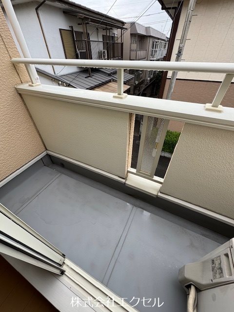 バルコニー　東向きです。